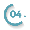 number four graphic symbol representing a counting sequence used in design elements and presentations
